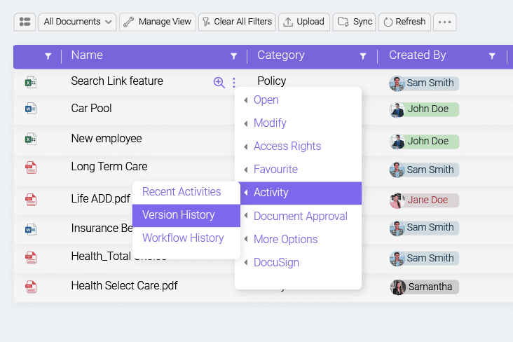 Granular Document Security