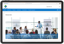 Intranet example for healthcare