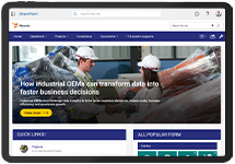 Manufacturing intranet example